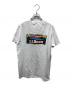 L.L.Bean×Hanesエルエルビーン×ヘインズ）の古着「ヴィンテージプリントTシャツ」｜ホワイト
