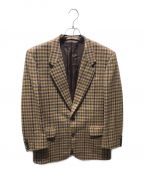 Christian Dior Sportsクリスチャン ディオールスポーツ）の古着「チェックテーラードジャケット」｜ベージュ