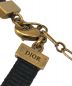 中古・古着 Christian Dior (クリスチャン ディオール) J'A DIORチョーカー　N0681ADRMT D907 ゴールド×ブラック：24800円