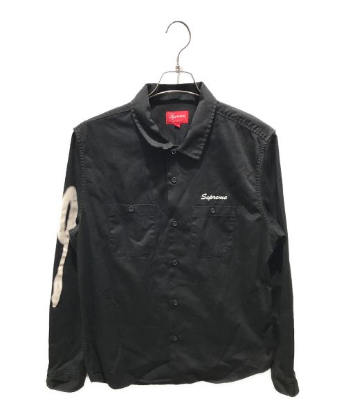 SUPREME（シュプリーム）SUPREME (シュプリーム) Rose L/S Work Shirt　18FW ブラック サイズ:Mの古着・服飾アイテム