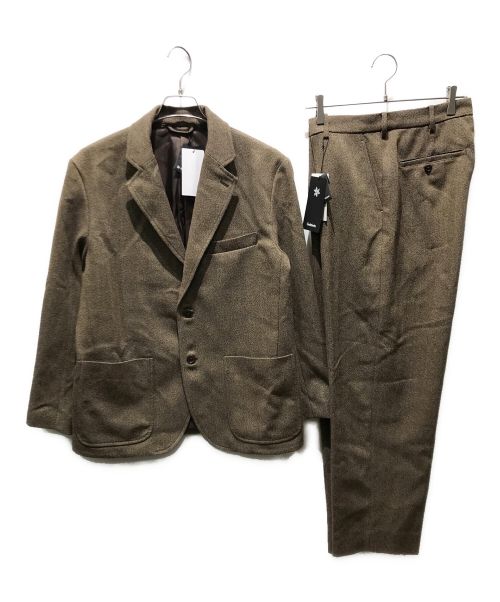GOLDWIN（ゴールドウイン）GOLDWIN (ゴールドウイン) KAPTAIN SUNSHINE (キャプテンサンシャイン) Tweed 2B Jacket / Tweed Trousers GL12703K / GL72753K ブラウン サイズ:L 未使用品の古着・服飾アイテム