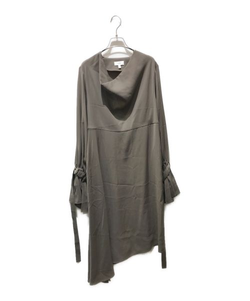 HYKE（ハイク）HYKE (ハイク) ASYMMETRY DRESS グレー サイズ:2の古着・服飾アイテム