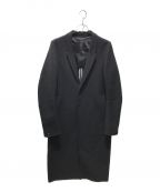 RICK OWENSリックオウエンス）の古着「Long Moreau coat　RU19F4952-DDW　19FW モンスターコープ」｜ブラック