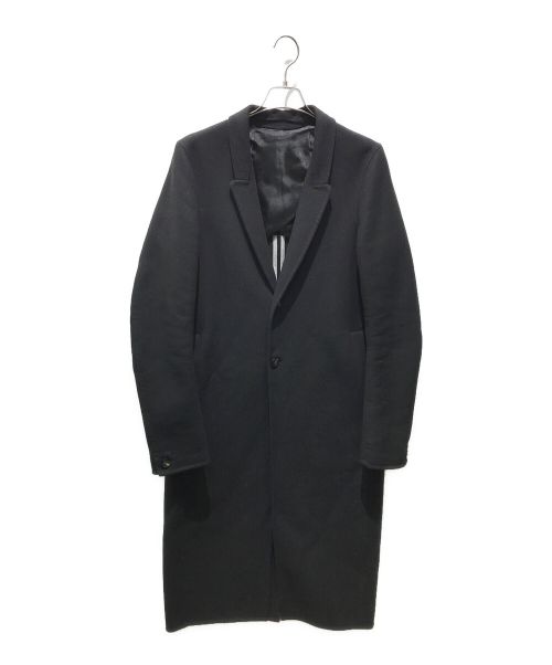 RICK OWENS（リックオウエンス）RICK OWENS (リック オウエンス) Long Moreau coat　RU19F4952-DDW　19FW モンスターコープ ブラック サイズ:46の古着・服飾アイテム
