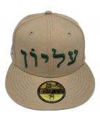 New Era×SUPREMEニューエラ×シュプリーム）の古着「Hebrew New Era Cap」｜ベージュ