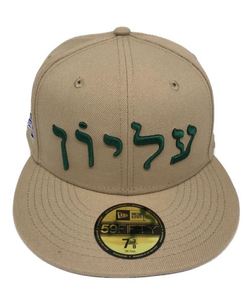 New Era（ニューエラ）New Era (ニューエラ) SUPREME (シュプリーム) Hebrew New Era Cap ベージュの古着・服飾アイテム
