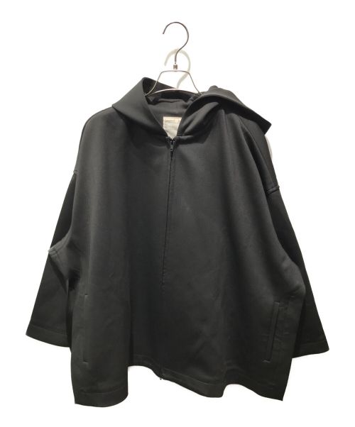 BEARDSLEY（ビアズリー）BEARDSLEY (ビアズリー) ダンボールショートフーディ ブラック サイズ:Fの古着・服飾アイテム