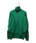 PAMEO POSE（パメオポーズ）の古着「Gourd Sleeve Sweater　2321526005」｜グリーン