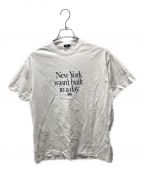 KITHキス）の古着「プリントTシャツ　New York Wasn’t Built In A Day」｜ホワイト