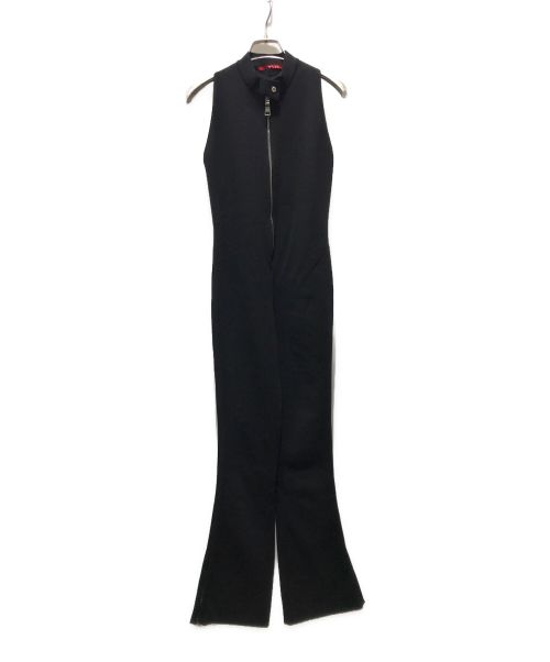 PRADA（プラダ）PRADA (プラダ) ニットオールインワン ブラック サイズ:40の古着・服飾アイテム