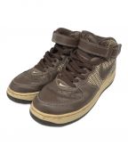 NIKEナイキ）の古着「AIR FORCE 1 MID PREMIUM　310277 223　 2004モデル」｜ブラウン