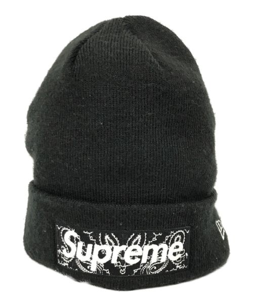 SUPREME（シュプリーム）SUPREME (シュプリーム) New Era (ニューエラ) Box Logo Beanie Bandana ブラックの古着・服飾アイテム