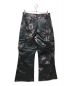LAST NEST (ラストネスト) TIE-DYE CARGO PANTS ブラック×ピンク サイズ:XL 未使用品：15000円