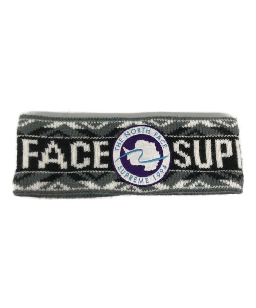 THE NORTH FACE（ザ ノース フェイス）THE NORTH FACE (ザ ノース フェイス) SUPREME (シュプリーム) Trans Antarcitica Head Band　NN01718I グレーの古着・服飾アイテム