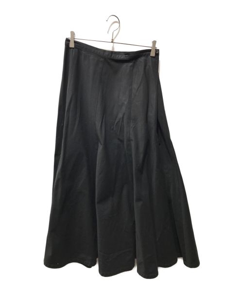 Y's（ワイズ）Y's (ワイズ) コットンフレアスカート　YZ-S02-011 ブラック サイズ:3の古着・服飾アイテム