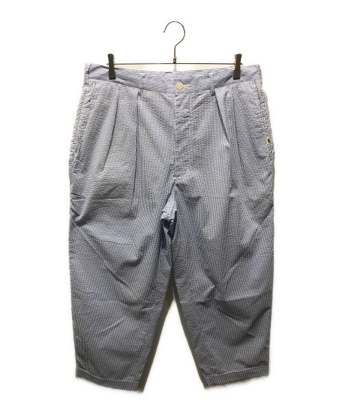 BEAMS（ビームス）BEAMS (ビームス) SSZ シアサッカーパンツ ブルー サイズ:Lの古着・服飾アイテム