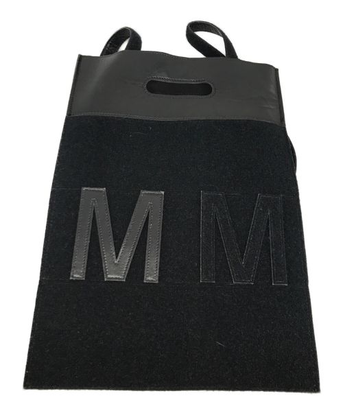 MM6 Maison Margiela（エムエムシックス メゾンマルジェラ）MM6 Maison Margiela (エムエムシックス メゾンマルジェラ) マジックテープショルダーバッグ　S54WG0018 ブラックの古着・服飾アイテム