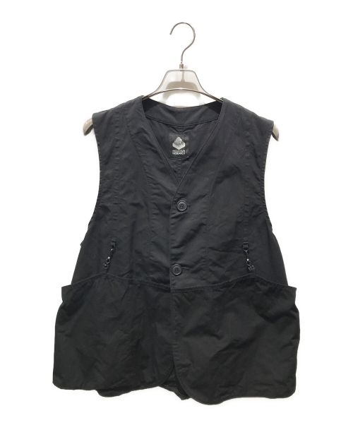 MOUNTAIN RESEARCH（マウンテンリサーチ）MOUNTAIN RESEARCH (マウンテンリサーチ) Flower Carrier Vest　MTR-2575 ブラック サイズ:Lの古着・服飾アイテム