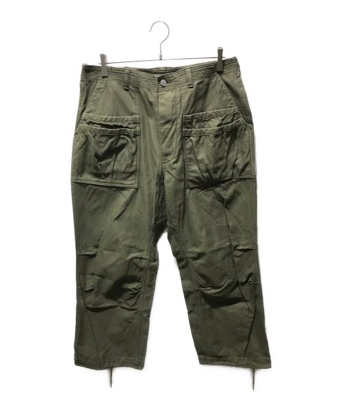 SASSAFRAS（ササフラス）SASSAFRAS (ササフラス) Overgrown Fatigue Pants カーキ サイズ:Lの古着・服飾アイテム