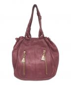 SEE BY CHLOEシーバイクロエ）の古着「PURPLE LEATHER TOTE 03-10-97」｜パープル
