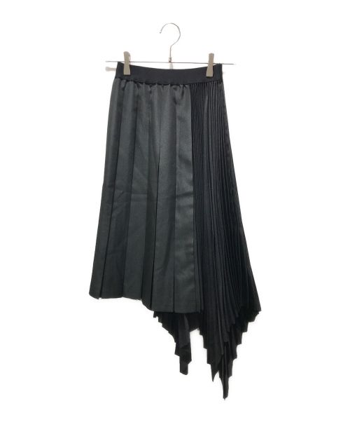 LIMI feu（リミフゥ）LIMI feu (リミフゥ) アシンメトリープリーツスカート　LR-S02-900 ブラック サイズ:Sの古着・服飾アイテム