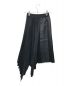 LIMI feu (リミフゥ) アシンメトリープリーツスカート　LR-S02-900 ブラック サイズ:S：10000円