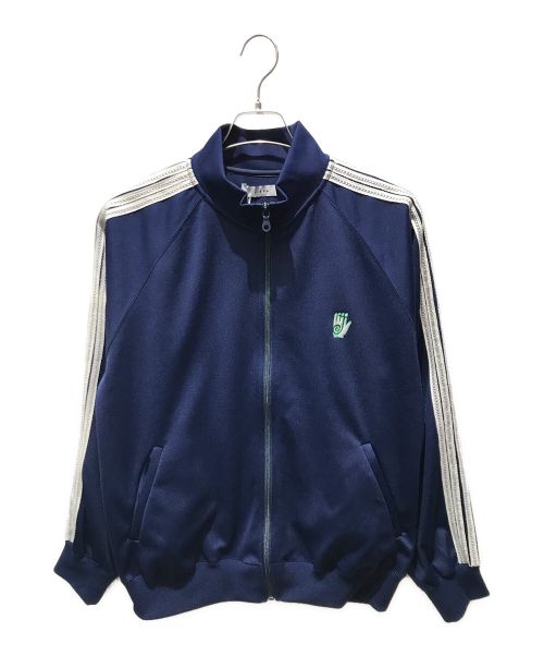 jieda（ジエダ）jieda (ジエダ) 5 STRIPE ZIP JERSEY TOP　Jie-23W-CT06 ネイビー サイズ:2の古着・服飾アイテム