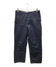 STILL BY HAND (スティルバイハンド) Cotton / Paper Denim Trousers　DN01211 インディゴ サイズ:46