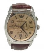 EMPORIO ARMANIエンポリオアルマーニ）の古着「腕時計　AR-0348」｜ブラウン