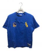 WIND AND SEA×NBAウィンダンシー×エヌビーエー）の古着「Golden State Warriors Tシャツ　22AW-WS-004」｜ブルー