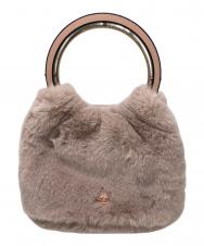 Kate Spade (ケイトスペード) Betty Faux Fur Bucket Swag Bag ピンク