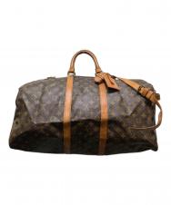 LOUIS VUITTON (ルイ ヴィトン) モノグラム キーポル・バンドリエール55 ボストンバッグ ブラウン サイズ:55