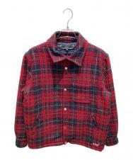 KITH (キス) Brixton Puffed Shirt Jacket レッド サイズ:S