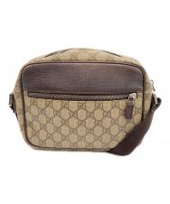 GUCCI (グッチ) ショルダーバッグ GGスプリーム ブラウン