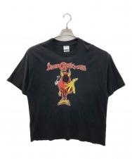 M&O knits (エム＆オー ニットズ) プリントTシャツ ブラック サイズ:XXL