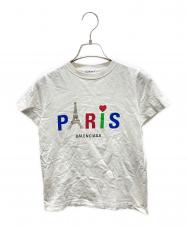 BALENCIAGA (バレンシアガ) Paris Love T-shirt　パリスラブTシャツ ホワイト サイズ:XS