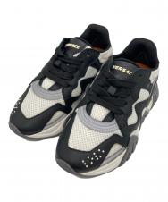 VERSACE (ヴェルサーチェ) SQUALO CHUNKY SNEAKERS ブラック×ホワイト サイズ:35