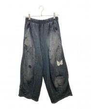 Needles (ニードルズ) Deconstructed H.D. Sweat Pant　デコンストラクテッド H.D. スウェットパンツ ブラック サイズ:XS
