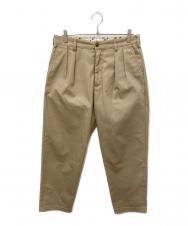 Schott (ショット) 2タックワークパンツ ベージュ サイズ:L