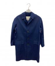 MACKINTOSH (マッキントッシュ) ゴム引きステンカラーコート ネイビー サイズ:38