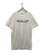 MONCLER (モンクレール) logo patch T-shirt(ロゴパッチTシャツ) ホワイト サイズ:XL
