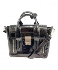 3.1 phillip lim (スリーワンフィリップリム) Pashli Mini Satchel Bag　ミニサッチェルバッグ ブラック