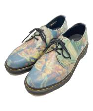 Dr.Martens (ドクターマーチン) 絵柄プリント3ホールシューズ グリーン サイズ:UK8