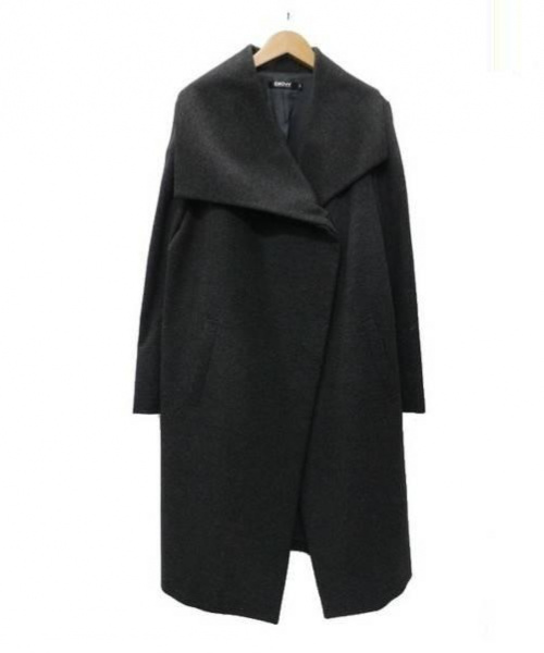 中古 古着通販 Dkny ダナキャラン ビッグカラーコート グレー サイズ 4 ブランド 古着通販 トレファク公式 Trefac Fashion