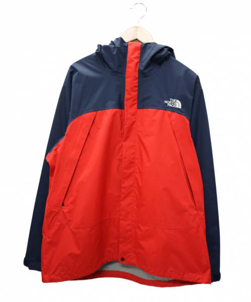 中古 古着通販 The North Face ザノースフェイス マウンテンパーカー ネイビー レッド サイズ Xl Dot Shot Jacket ブランド 古着通販 トレファク公式 Trefac Fashion