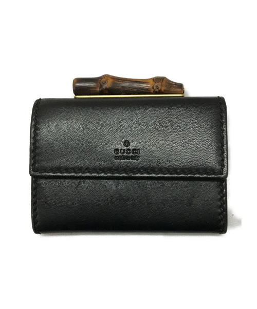 中古 古着通販 Gucci グッチ バンブーミニウォレット 財布 ブラック 1959 ブランド 古着通販 トレファク公式 Trefac Fashion