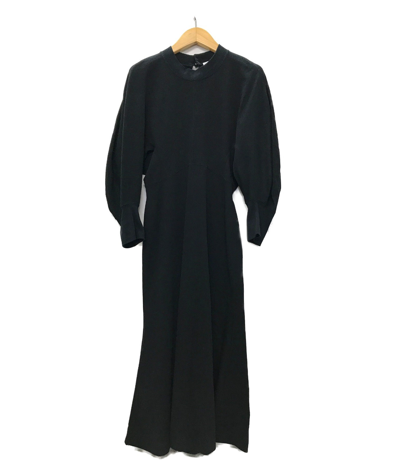 中古 古着通販 Mame Kurogouchi マメ クロゴウチ Classic Cotton Dress ワンピース ブラック サイズ 1 21ss完売品 ブランド 古着通販 トレファク公式 Trefac Fashion