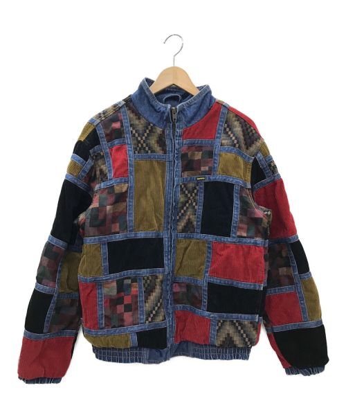 デニムジャ】 supreme 18aw パッチワーク デニムジャケット qtzPV