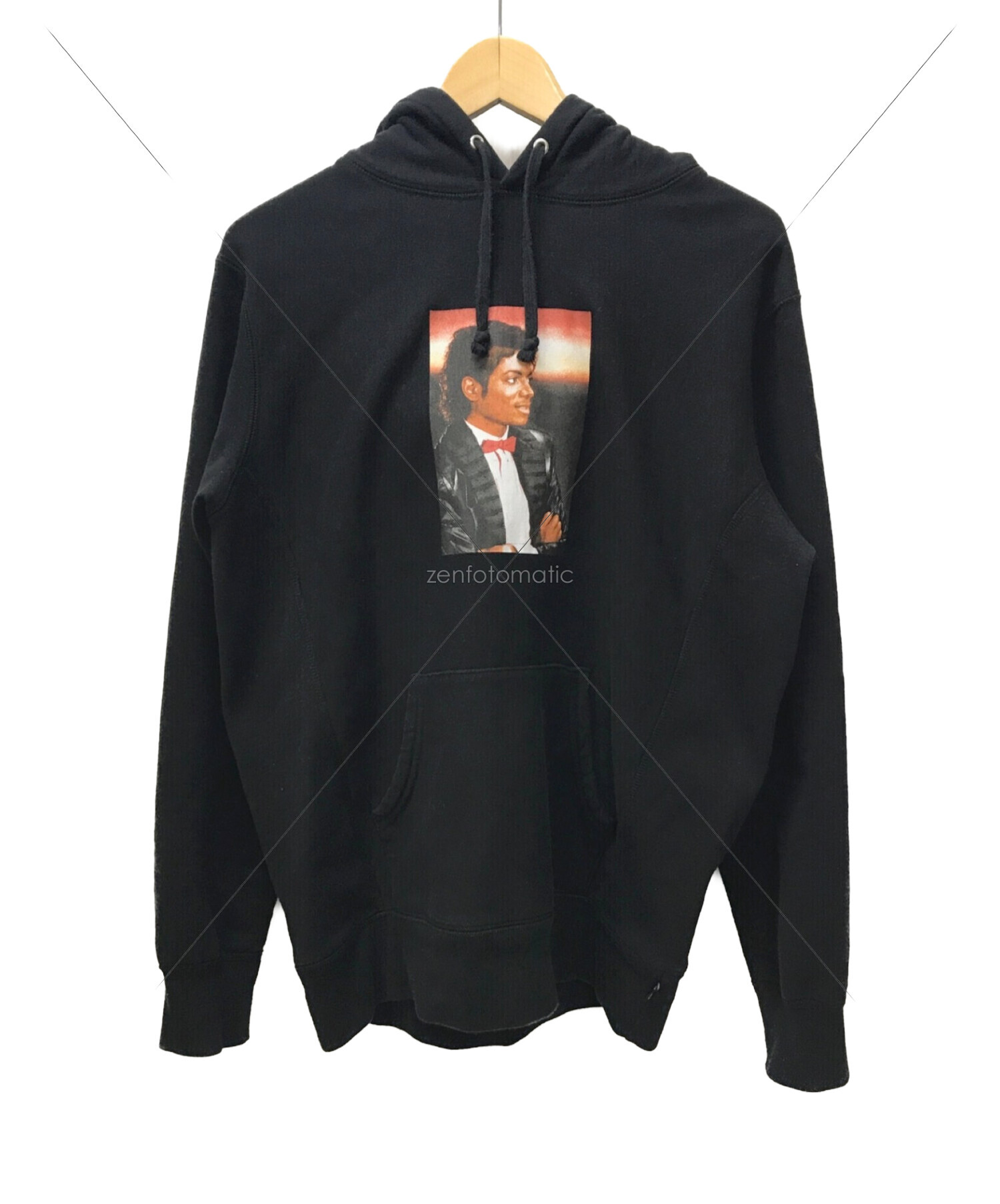 SUPREME (シュプリーム) Michael Jackson Hooded Sweatshirt SUPREME ブラック サイズ:Medium