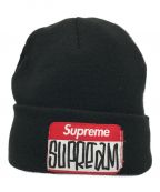 SUPREME（）の古着「Gonz Nametag Beanie ニット帽」｜ブラック
